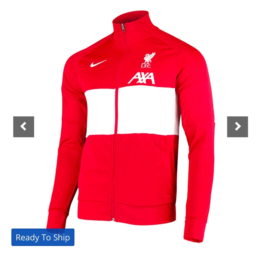 Men’s 2021 Liverpool Soccer Jacket..Still in Original Packaging…Sz L and (2) XL